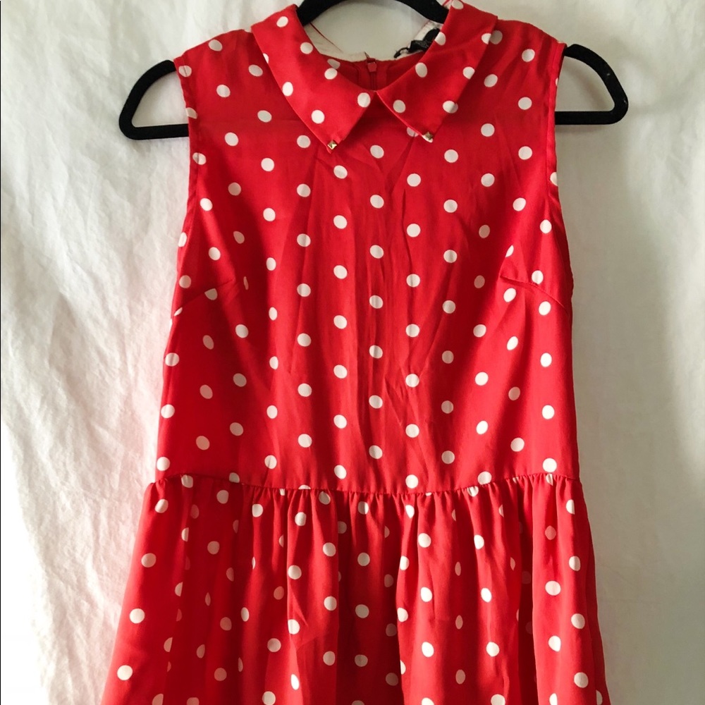 Forever 21 polka dot blouse